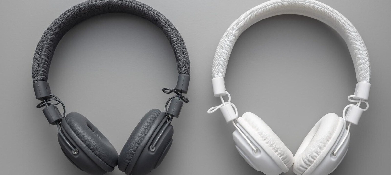 white and black wired stereo headphones on gray ba 2023 11 27 05 22 10 utc (2)